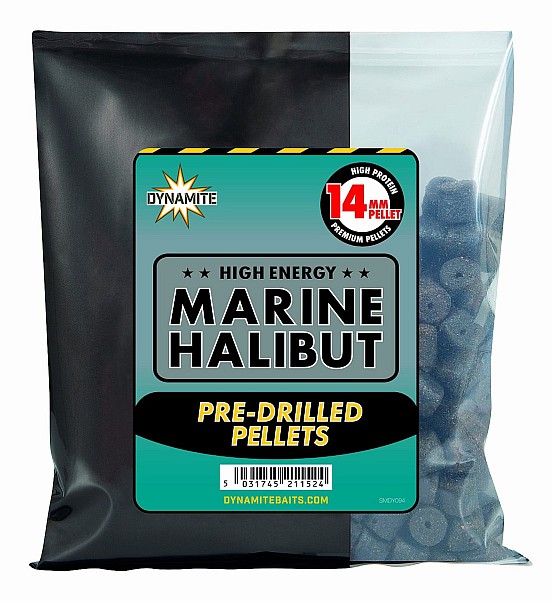 Dynamite Baits Pellets -Marine Halibut size 14 mm / 350 g (with hole) - MPN: SMDY094 - EAN: 5031745211524