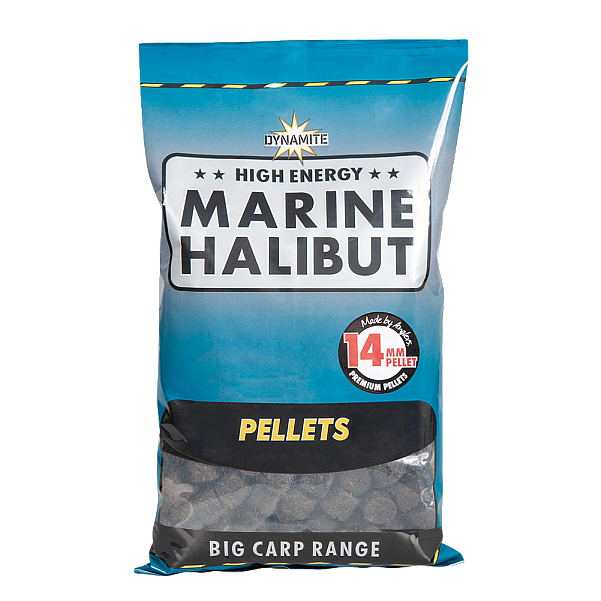 Dynamite Baits Pellets -Marine Halibut rozmiar 14 mm / 900 g (z otworem) - MPN: DY094 - EAN: 5031745900442