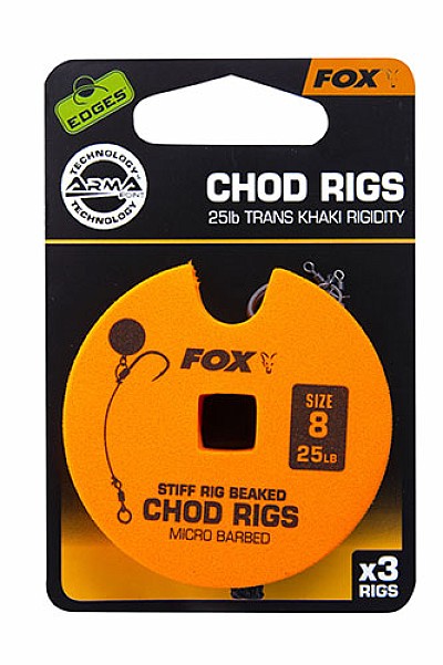 Fox Stiff Chod Rigsверсія гачок №8 / 25lb / стандартный - MPN: CCR159 - EAN: 5055350289303