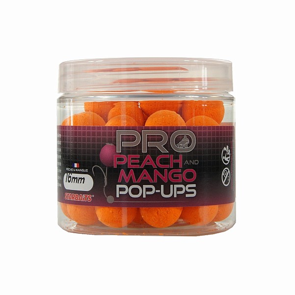 NEW Starbaits Probiotic Peach & Mango Pop-Upsрозмір 16mm/50g - MPN: 83799 - EAN: 3297830837990