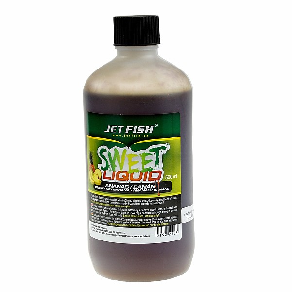 JetFish Sweet Liquid Pineapple and Bananacsomagolás 500ml - MPN: 192258 - EAN: 01922585