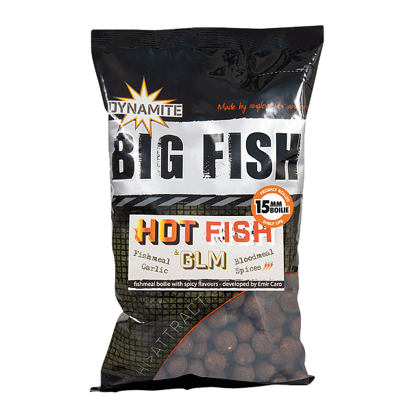 DynamiteBaits Boilies - Hot Fish & GLMsize 15 mm / 1 kg - MPN: DY1008 - EAN: 5031745217830