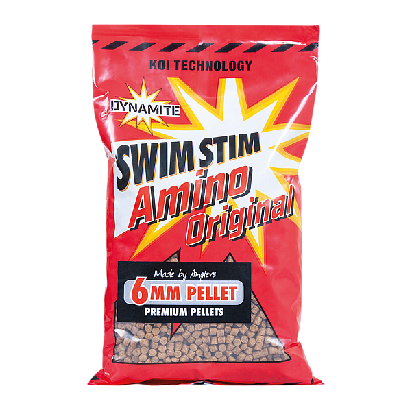 Dynamite Baits Swim Stim Pellet - Amino Originalsize 6 mm - MPN: DY098 - EAN: 5031745102938