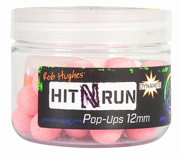 NEW DynamiteBaits Hit N Run Pop-Ups Pinkrozmiar 12 mm - MPN: DY1273 - EAN: 5031745221356