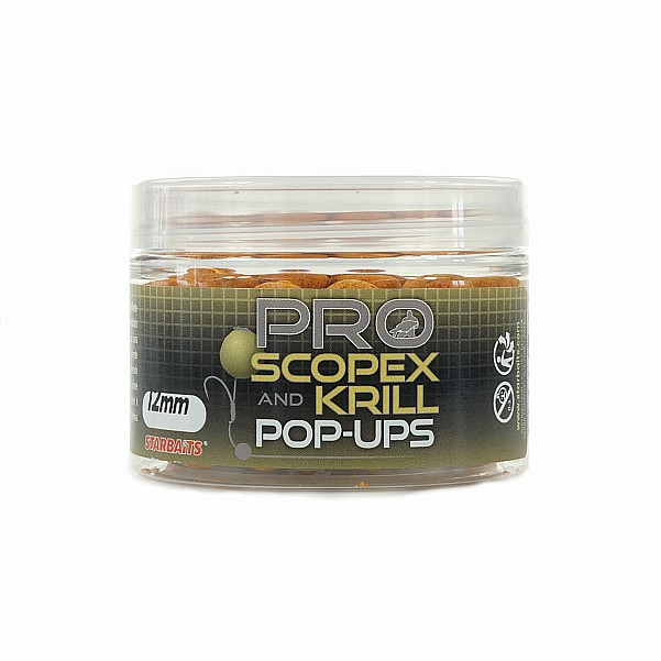 NEW Starbaits Probiotic Scopex and Krill Pop-Upsvelikost 12mm/50g - MPN: 84003 - EAN: 3297830840037