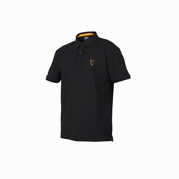 Fox Collection Black Orange Polo Shirtrozmiar S - MPN: CCL073 - EAN: 5056212118861