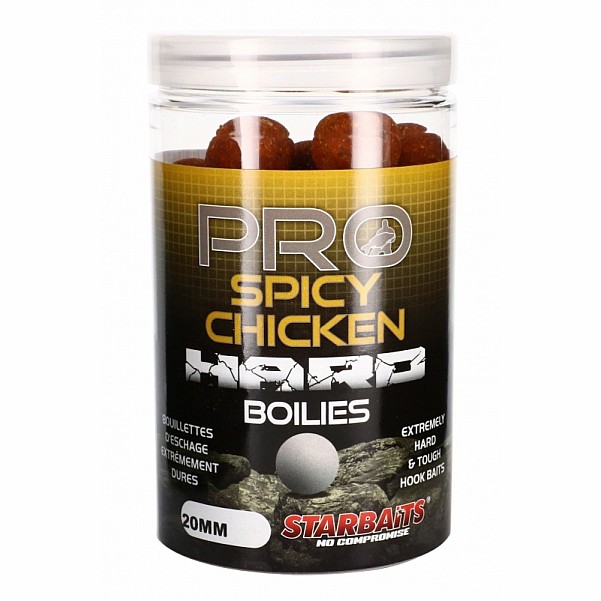 Starbaits Probiotic Hard Boilies - Spicy Chicken  - KURZES HALTBARKEITSDATUM 20mm - EAN: 200000092955