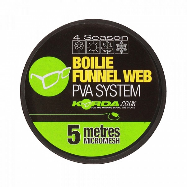 Korda Boilie Funnel Web 4 Seasons 5m Refilltype Micromesh - MPN: KBMR5 - EAN: 5060062110494