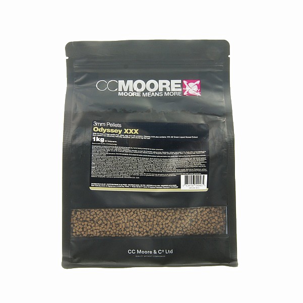 CcMoore Pellets - Odyssey XXXopakowanie 3 mm / 1 kg - MPN: 90312 - EAN: 634158549465