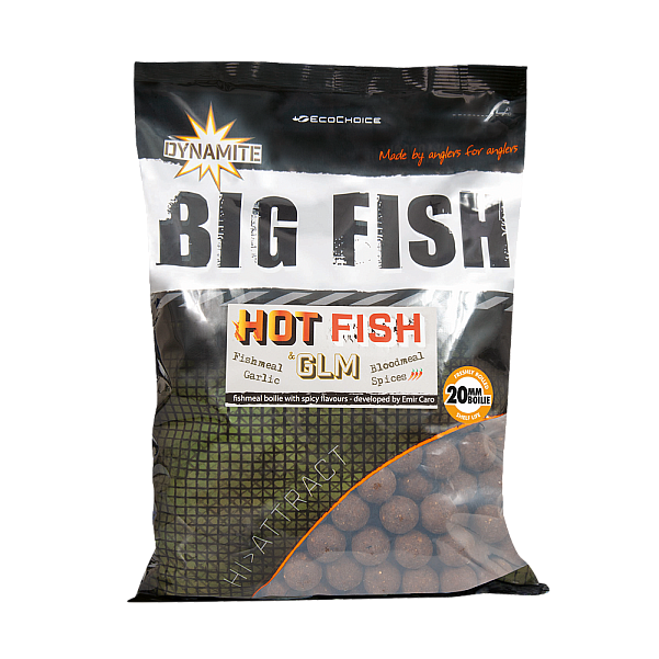 DynamiteBaits BIG FISH Boilies - Hot Fish & GLMrozmiar 20 mm / 1,8kg - MPN: DY1519 - EAN: 5031745223565