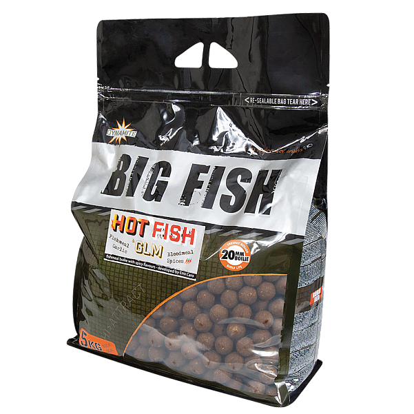 DynamiteBaits BIG FISH Boilies - Hot Fish & GLMrozmiar 20 mm / 5kg - MPN: DY1526 - EAN: 5031745224760