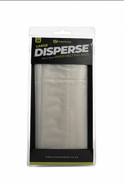 RidgeMonkey Disperse PVA Bagssize Large 85mm x 150mm - MPN: RMT182 - EAN: 5056210600276