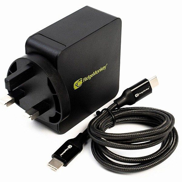 RidgeMonkey Vault 60W USB-C Power Delivery Mains Adaptor - MPN: RM143 - EAN: 5056210603628