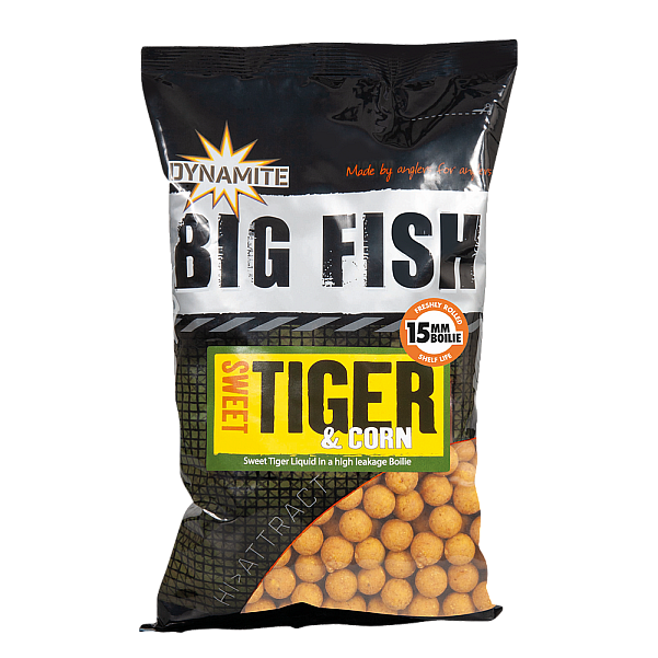 DynamiteBaits Boilies - Sweet Tiger Cornrozmiar 15 mm / 1kg - MPN: DY1005 - EAN: 5031745225804