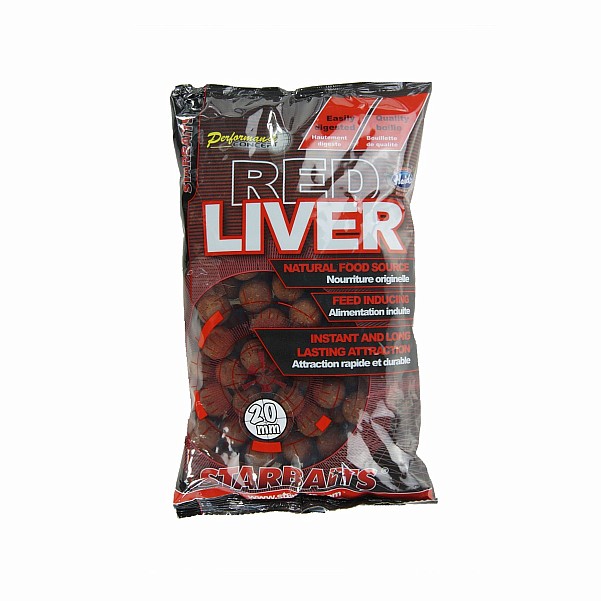 Starbaits Performance Boilies - Red Liversize 20 mm /0,8kg - MPN: 63616 - EAN: 3297830636166