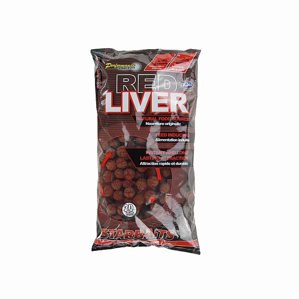 Starbaits Performance Boilies - Red Liversize 20mm / 2kg - MPN: 63619 - EAN: 3297830636197