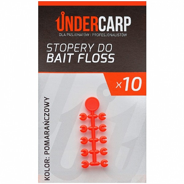 UnderCarp - Stopery do Bait Flosskolor pomarańczowy - MPN: UC403 - EAN: 5902721605272