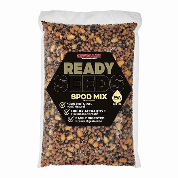 Starbaits Ready Seeds Spod Mix - NaturalVerpackung 1kg - MPN: 74215