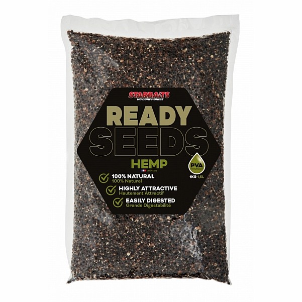 Starbaits Ready Seeds Hemp - Naturalobal 1kg - MPN: 74214