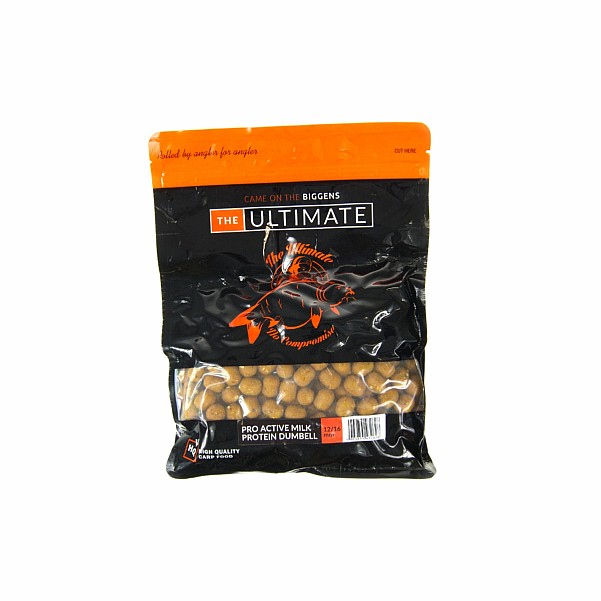 UltimateProducts Top Range Boilies - Pro Active Milk Proteinmisurare dumbell 12/16 mm / 1 kg - EAN: 5903855432628