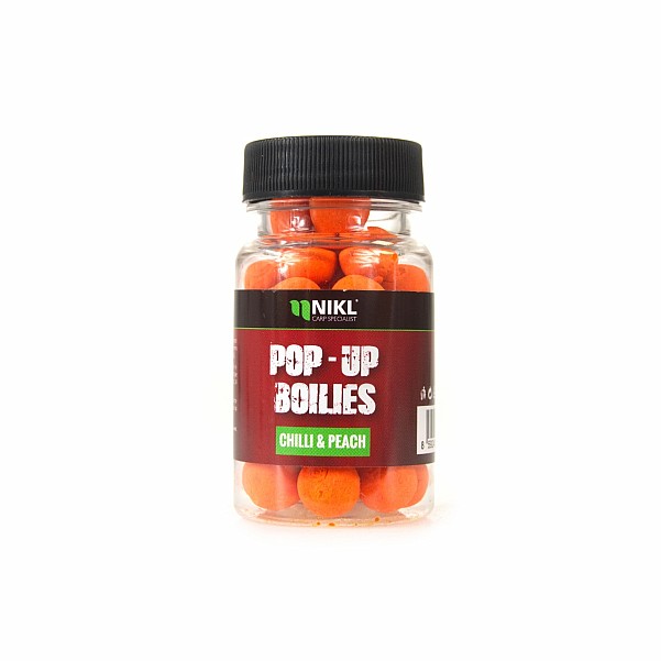 Karel Nikl Pop Up Boilies - Chilli and Peach méret 10 mm /20g - MPN: 2069629 - EAN: 8592400869629