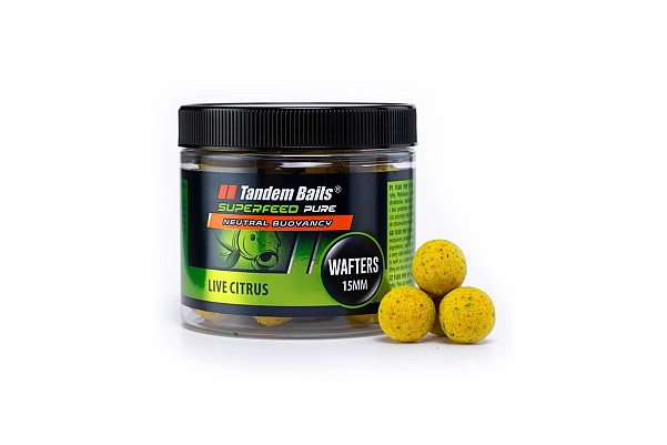 TandemBaits SuperFeed Pure Wafters - Live Citrusrozmiar 15 mm / 70g - MPN: 26425 - EAN: 5907666656945