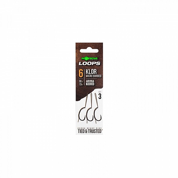 Korda Klor Ready Tied Loop Rigs size 6 - MPN: KRR013 - EAN: 5060660638321