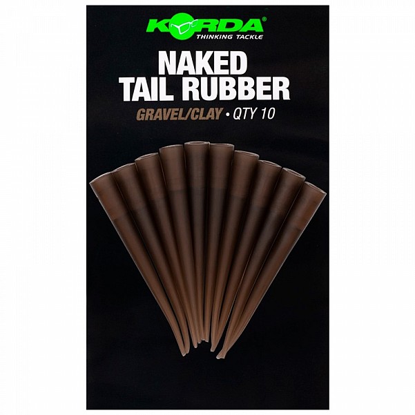 Korda Naked Tail Rubber barva Štěrk/Jíl - MPN: KNRG - EAN: 5060929022328