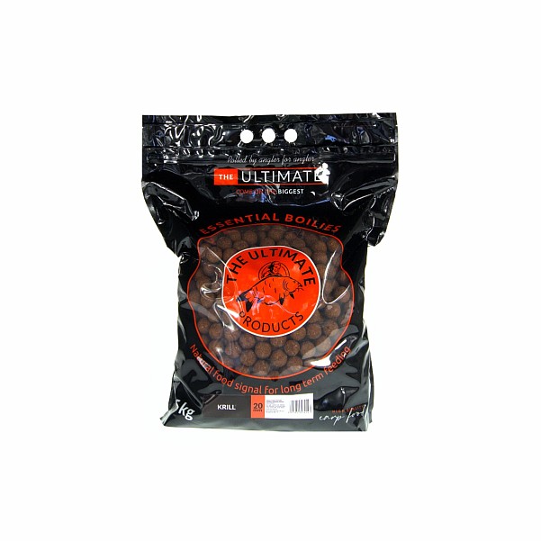 UltimateProducts Essential Boilies Krilldydis 20mm / 5kg - EAN: 5903855434547