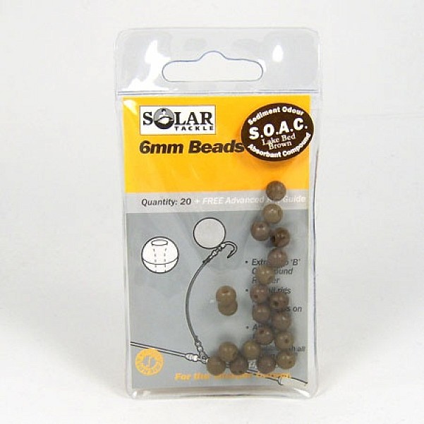 Solar Rubber Beads 6mmkolor brązowy - MPN: B6B - EAN: 200000012564