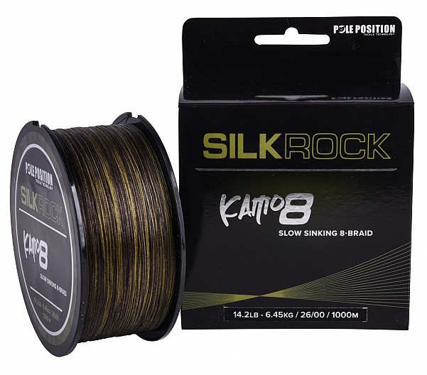 Strategy Pole Position Silkrock Kamo8 Braidtaper 0,26mm / 6,45kg (1000m) - MPN: 5820-10 - EAN: 8716851464480