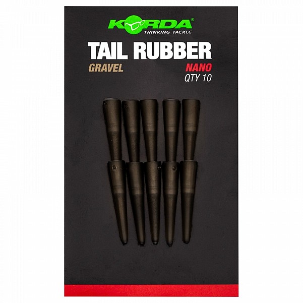 Korda Tail Rubber Nanocolor grava - MPN: KRNG - EAN: 5060929022441