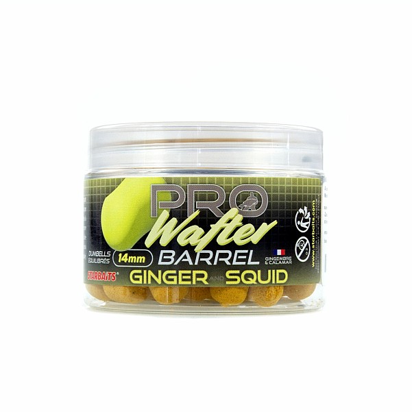 Starbaits Probiotic Ginger Squid Barrel WaftersGröße 14mm/50g - MPN: 44720 - EAN: 3297830447205