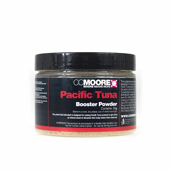 CcMoore Booster Powder Pacific Tuna embalaje 50g - MPN: 90100 - EAN: 634158436291