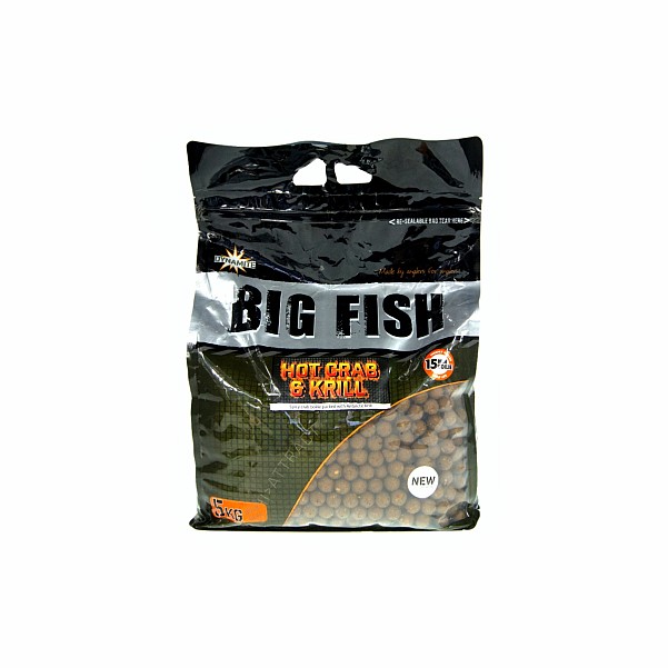 DynamiteBaits Hot Crab & Krill Boiliesrozmiar 15mm / 5kg - MPN: DY1644 - EAN: 5031745226627