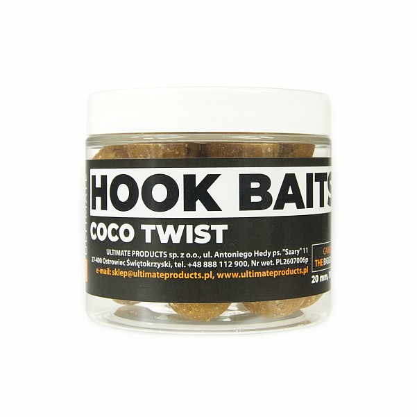 UltimateProducts Juicy Series Coco Twist Hookbaits size 20 mm - EAN: 5903855433823