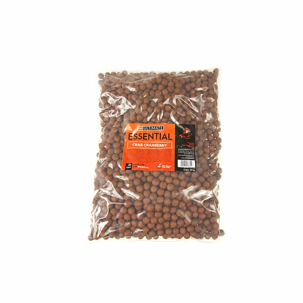 UltimateProducts Essential Boilies Crab Cranberryrozmiar 20mm / 10kg - EAN: 5903855433854