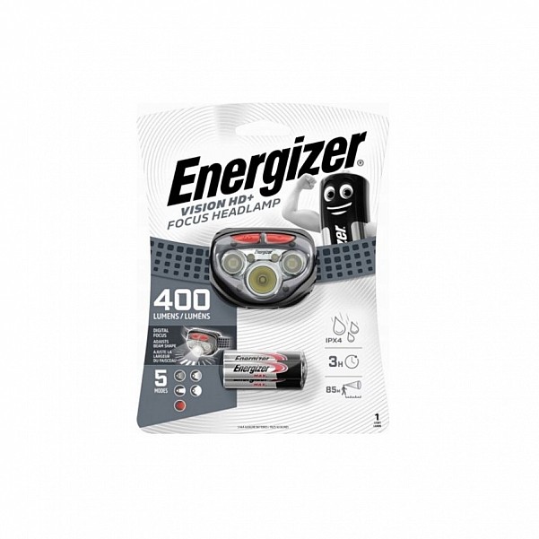 ENERGIZER Vision HD+ Headlamp 400 Lumens - MPN: HDD323 - EAN: 7638900412802