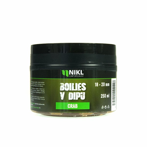 Karel Nikl Boilies In Dip Crabcsomagolás 18+20mm / 250g - MPN: 2002118 - EAN: 8592400002118