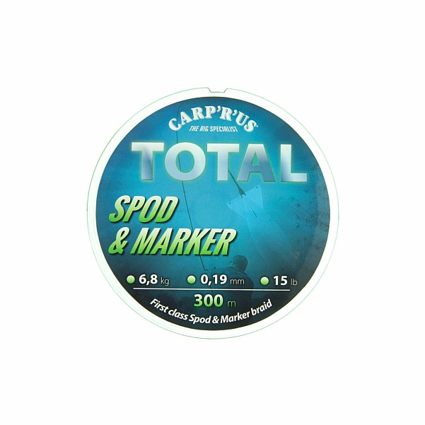 Carprus Total Spod/Marker Braid Fluo Greenopakowanie 0.19mm / 300m - MPN: CRU301201 - EAN: 8592400001296