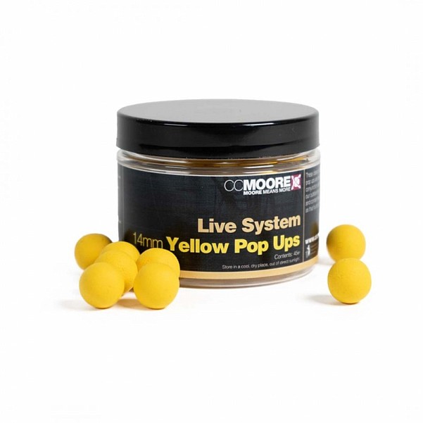 CcMoore Yellow Pop-Up -  Live System tamaño 14mm - MPN: 90257 - EAN: 634158433559