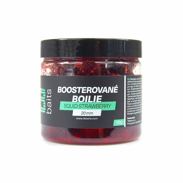 TB Baits Squid Strawberry Boosted BoilieGröße 20mm / 120g - MPN: TB00210 - EAN: 8596601002106