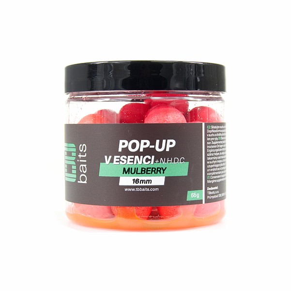 TB Baits Pop-Up Mulberry + NHDCméret 16mm / 65g - MPN: TB00625 - EAN: 8596601006258