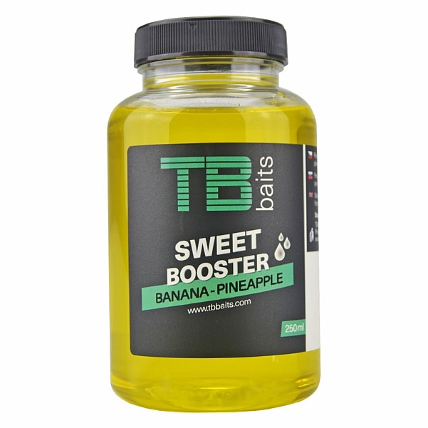 TB Baits Banana - Pineapple + NHDC & Butyric Sweet Boosterpackaging 250ml - MPN: TB00300 - EAN: 8596601003004