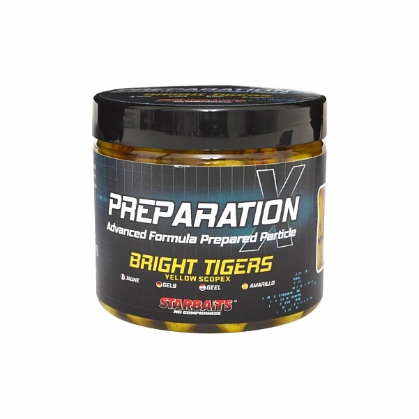 NEW Starbaits Preparation X Bright Tiger SCOPEX - USZKODZONE WIECZKOVerpackung 200ml - EAN: 200000075217