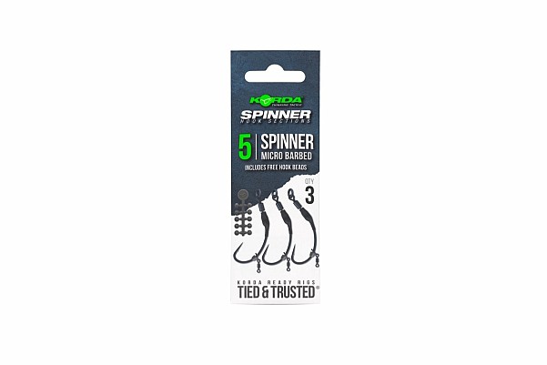 Korda Spinner Hook Sections Spinner tamaño 5 - MPN: KRR031 - EAN: 5060929021147