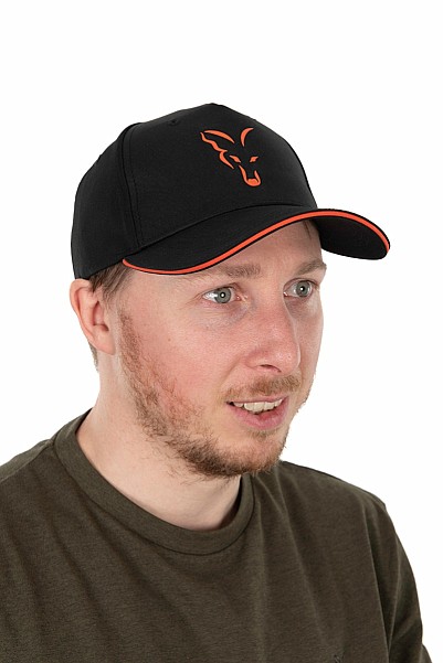 Fox Collection Baseball Cap Black & Orangemisurare universale - MPN: CHH015 - EAN: 5056212171774