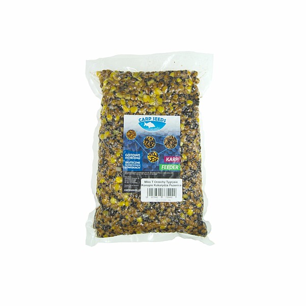 Carp Seeds Mix - Orzechy Tygrysie, Pszenica, Kukurydza, Konopie - Naturalopakowanie 2kg - EAN: 5907642735442