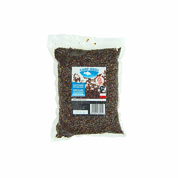 Carp Seeds Mix - Rzepik, Konopie - Naturalopakowanie 1kg - EAN: 5907642735640