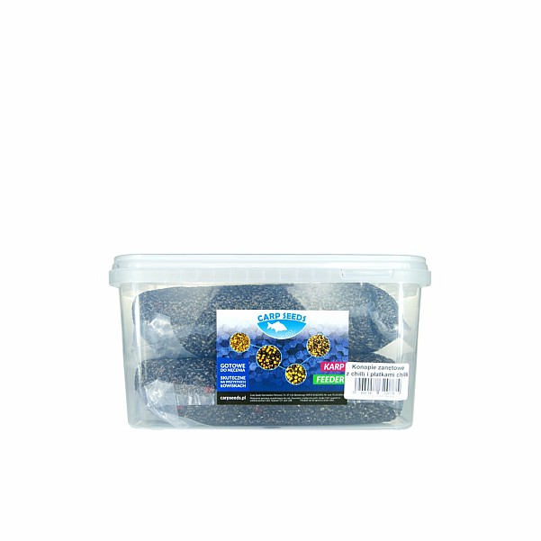 Carp Seeds - Kanapės su čili dribsniaispakavimas 4kg (Dėžutė) - EAN: 5904158320735